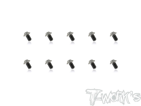 Tworks 2.5mm x 8mm Titanium Hex Socket UFO Head (10pcs or 5pcs)