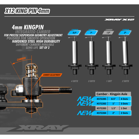 Xray X12 4mm King Pin