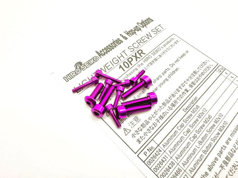 10PXR LIGHT WEIGHT SCREW SET