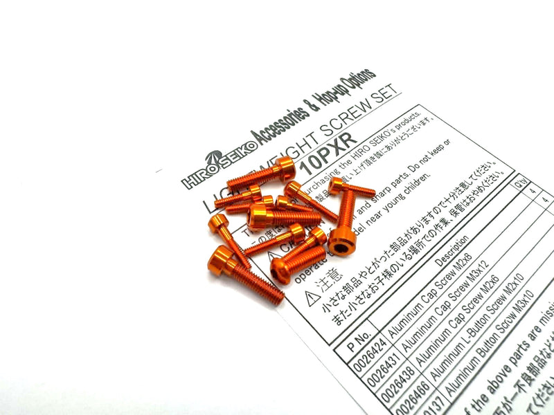 10PXR LIGHT WEIGHT SCREW SET