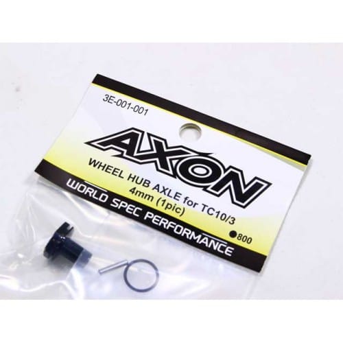 Axon WHEEL HUB AXLE for TC10/3 / 4mm (1pic)  3E-001-001