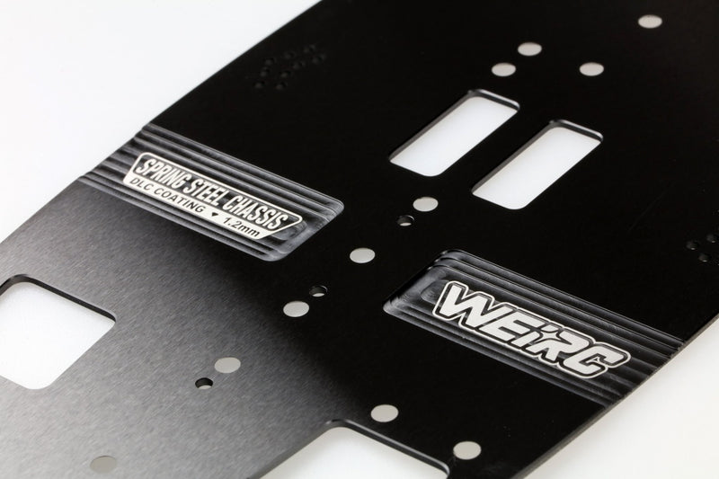 WEiRC DLC 1.2mm Steel Chassis for Associated TC8