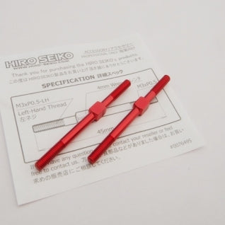 Hiro Seiko Red Alumn Turnbuckles