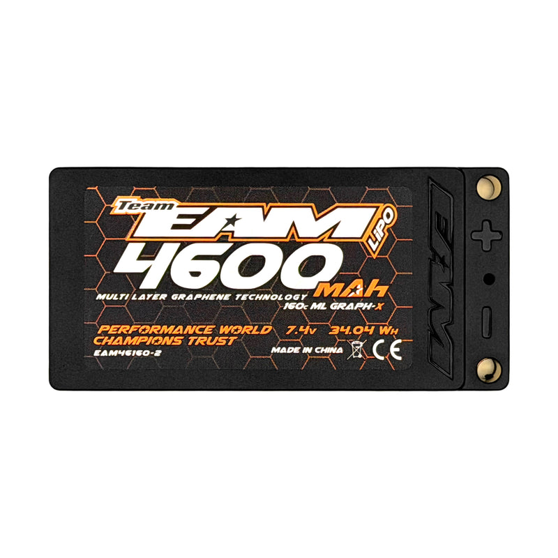 Team EAM 4600mah 160c ULCG Shorty ML Graph-X Formula  Lipo Battery.