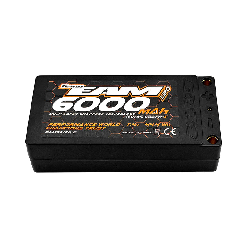 Team EAM 6000mah 160c Shorty ML Graph-X Formula  Lipo Battery.