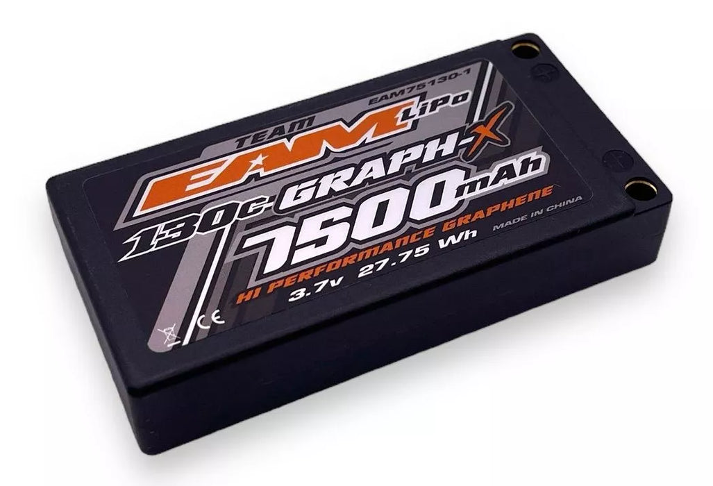 Team EAM 7500 1S 130C Graph-X Lipo Battery.  Stock Spec!