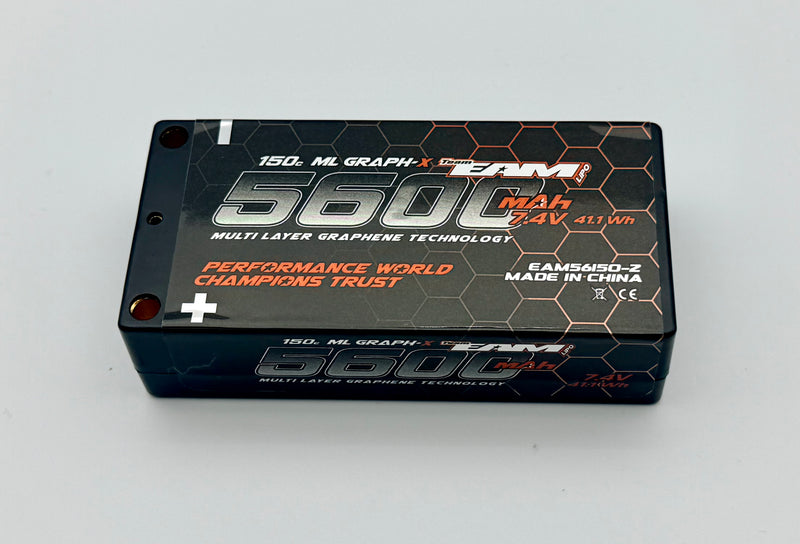 Team EAM 5600mah 150c Shorty ML Graph-X Formula  Lipo Battery.
