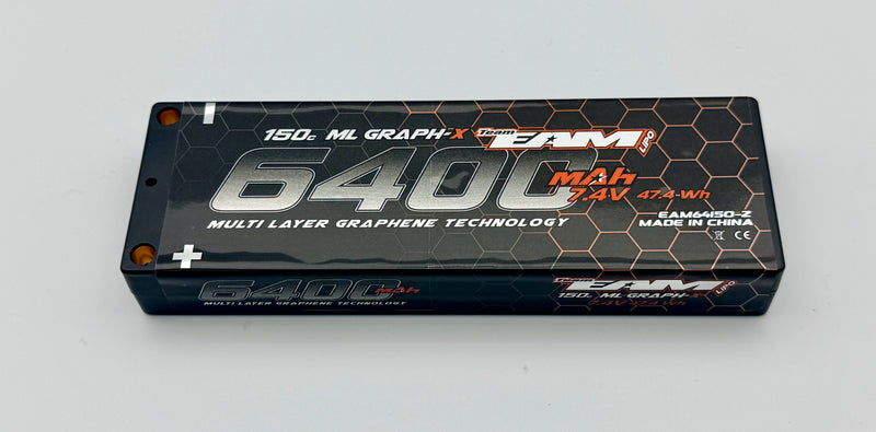 Team EAM 6400mah 150C ULCG ML Graph-X Formula Lipo Battery