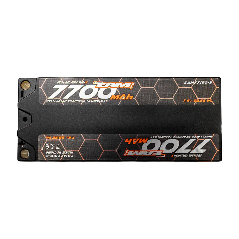 Team EAM 7700mah 160C Mid-Shorty ML Graph-X Formula Lipo Battery