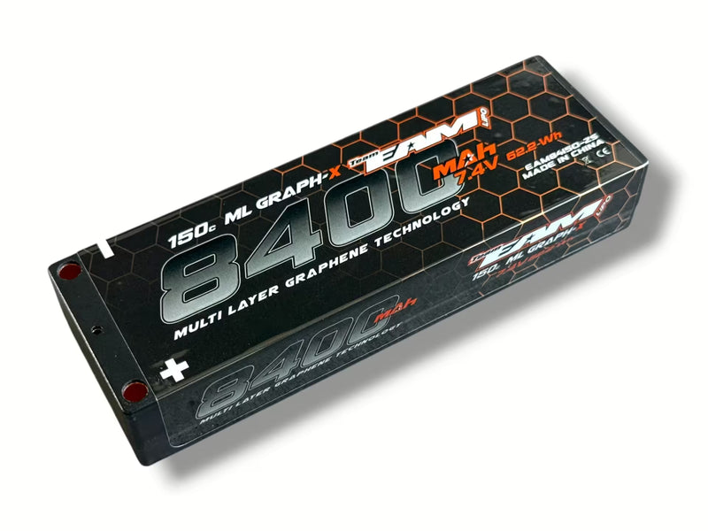 Team EAM 8400mah 150C 2S Lipo 7.4v