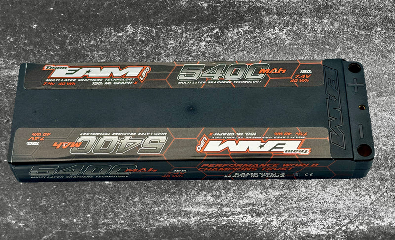 Team EAM 5400mah 150C ML Graph-X Formula UUULCG Lipo Battery