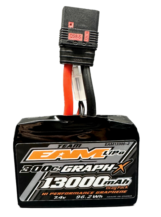 13000mah 300C Graph-X No Prep Drag Battery **Updated with 6awg**