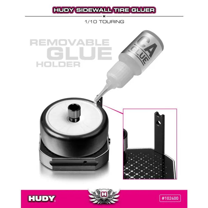 HUDY Tire Glueing Jig 1:10 Onroad