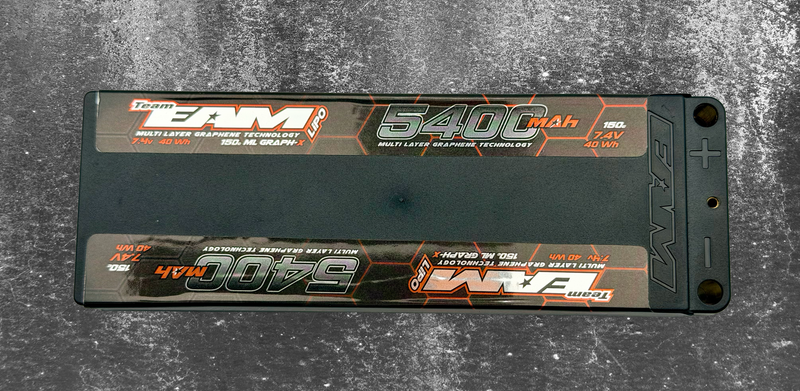 Team EAM 5400mah 150C ML Graph-X Formula UUULCG Lipo Battery