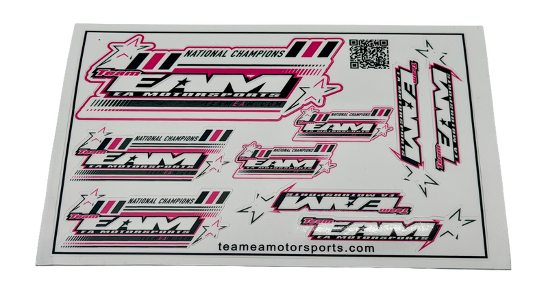 Team EAM Decal Sheets (4.5x6.5)