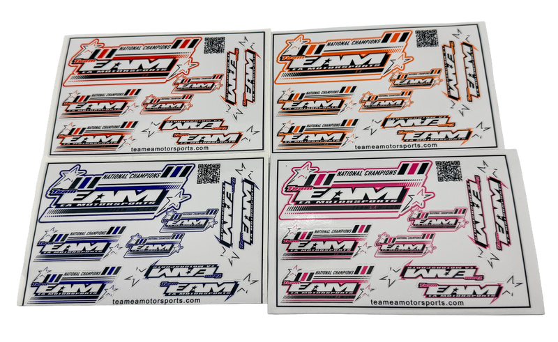 Team EAM Decal Sheets (4.5x6.5)