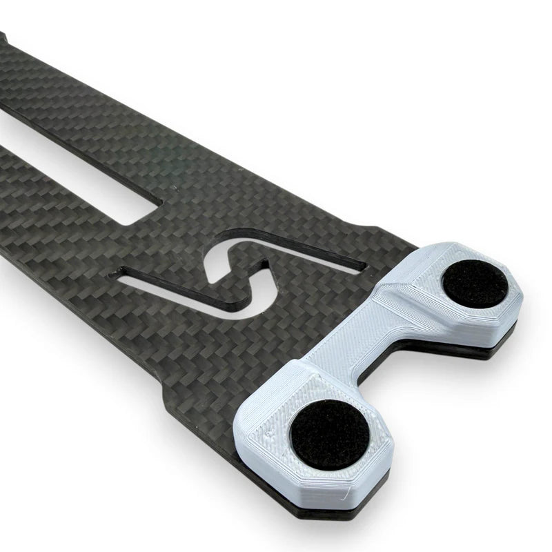 INOV8 3DX CARBON TWEAK PLATE FOR 1/10TH ONROAD (SILVER)