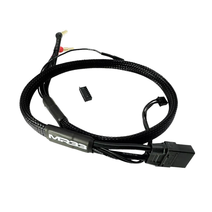 MR33 2S XT90 Charging Cable 300mm (4/5mm Dual Plug - XH) - Black