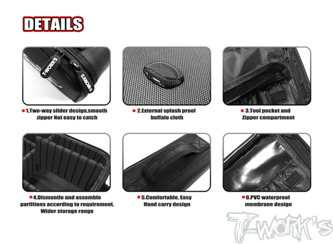TT-075-F Hard Case Parts Bag ( Hard Separator )