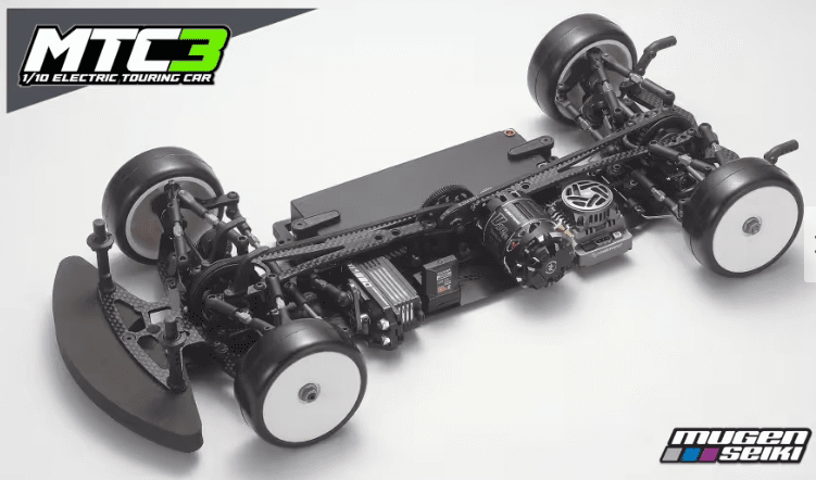 WEiRC 無限精機 MTC3用1.0mm DLCスチールシャーシセット Mugen Seiki MTC-3 Touring Car Kit 1:10 with Aluminum Chassis