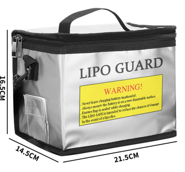 Large Lipo bag.  Holds 10 batteries