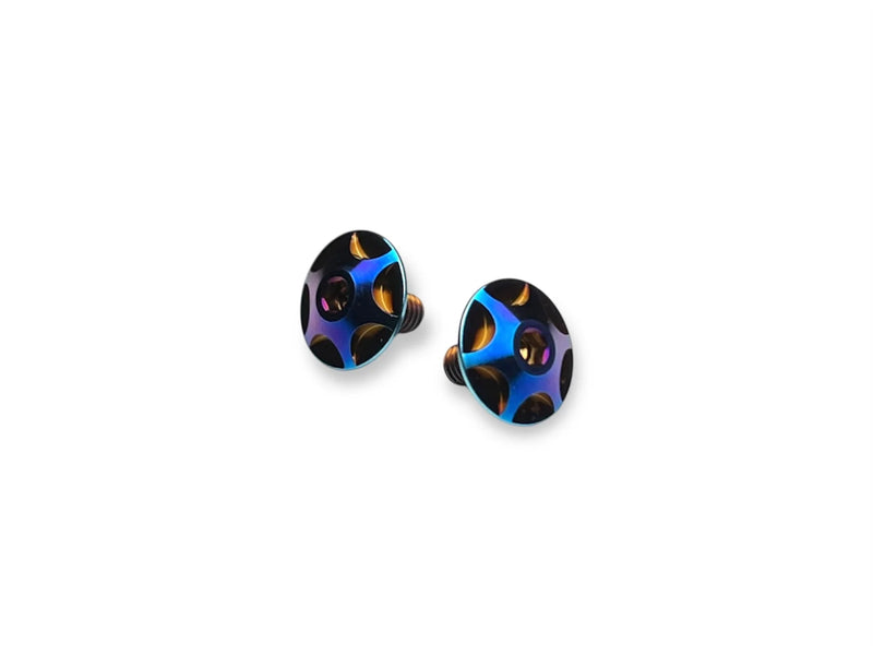 Sortafast Titanium Screws - Hexcix Wing / Steering Arms - Burnt - 2pk (M3)