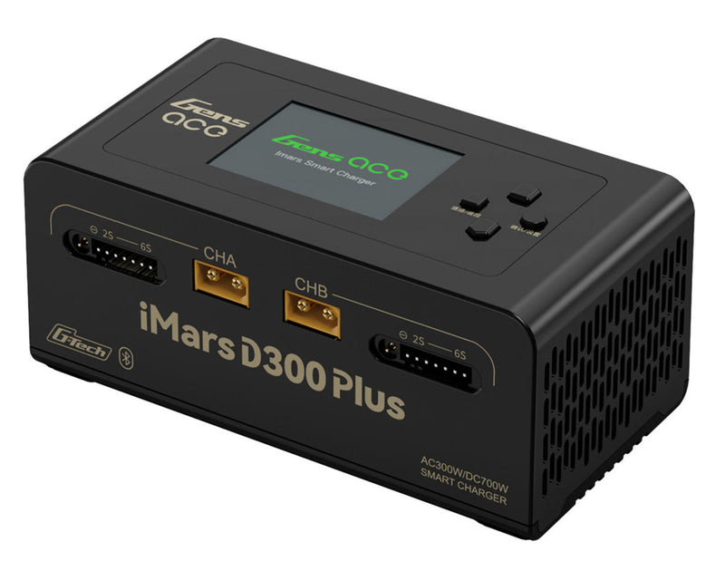 Gens Ace iMars D300 Plus G-Tech Smart Dual AC/DC Charger w/Bluetooth App Control