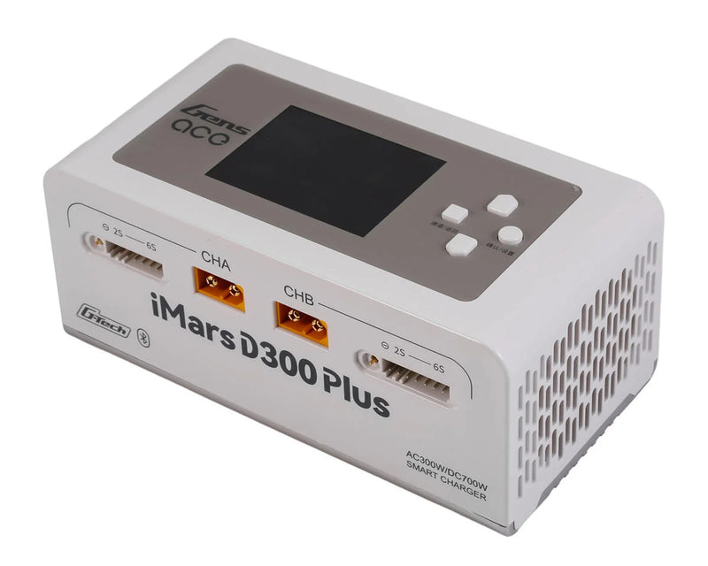 Gens Ace iMars D300 Plus G-Tech Smart Dual AC/DC Charger w/Bluetooth App Control