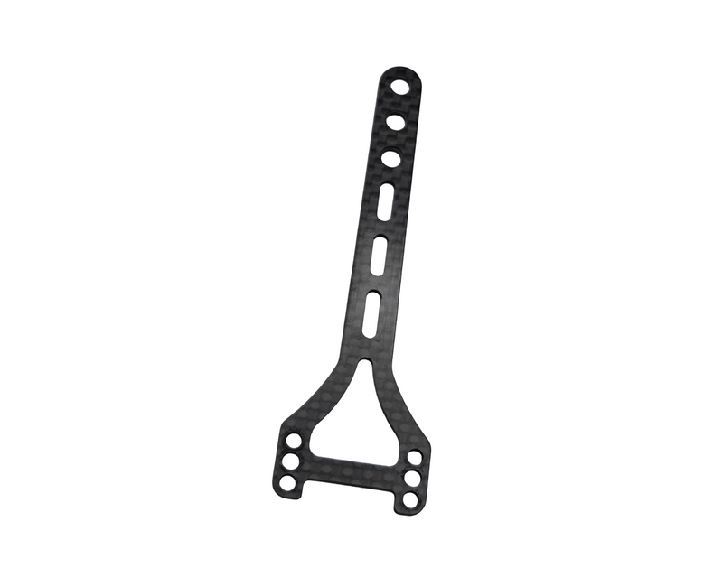 MAD Wurks X4 26 1.6mm Carbon Fiber Rear Top Deck Stiff (3 Holes) (1)