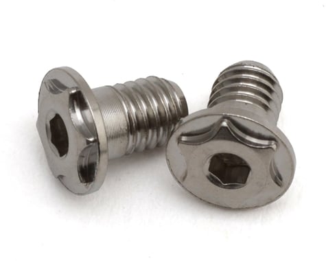 eXcelerate Low Profile Titanium Spur Gear Screws (Silver) (4)