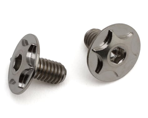 eXcelerate Low Profile Titanium Kingpin Screws (Silver) (2)