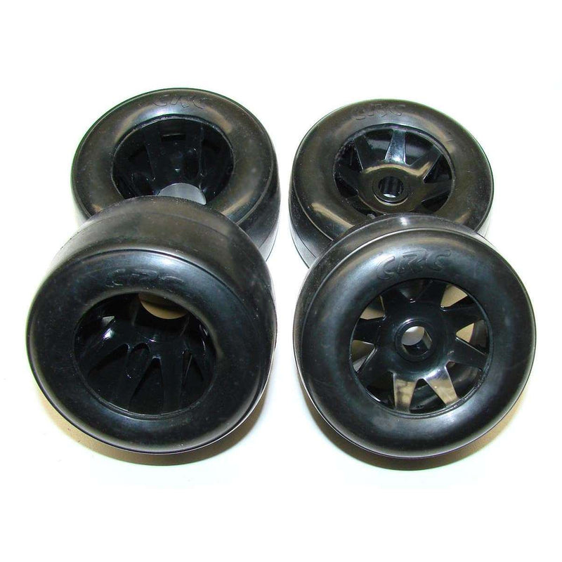 CRC RT1 Rubber Tires on GTR Wheels (4) PANCAR