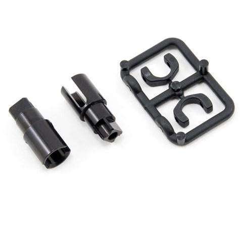 XRAY T4 Alu Solid Axle Driveshaft Adapters - Hard Coated (2)