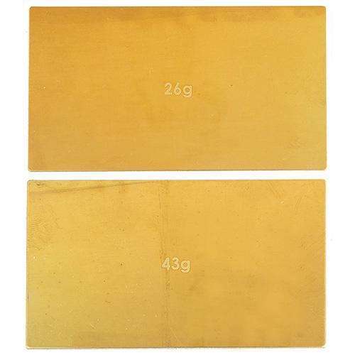 Team Associated Brass Battery Weights for B6