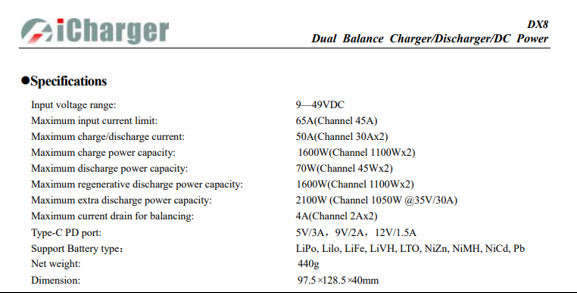 Junsi DX8 Duo Charger