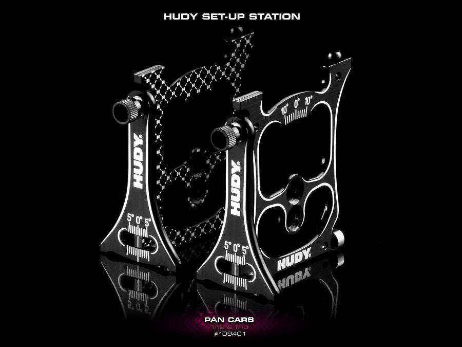 Hudy Setup System for 12th and 10th Scale Pan Cars  **NEW STYLE 2022 Edition**