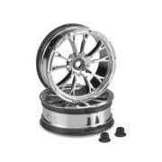 JCONCEPTS TACTIC - SLASH - BANDIT, STREET ELIMINATOR 2.2 X 3.0" 12MM HEX FRONT WHEEL (CHROME)