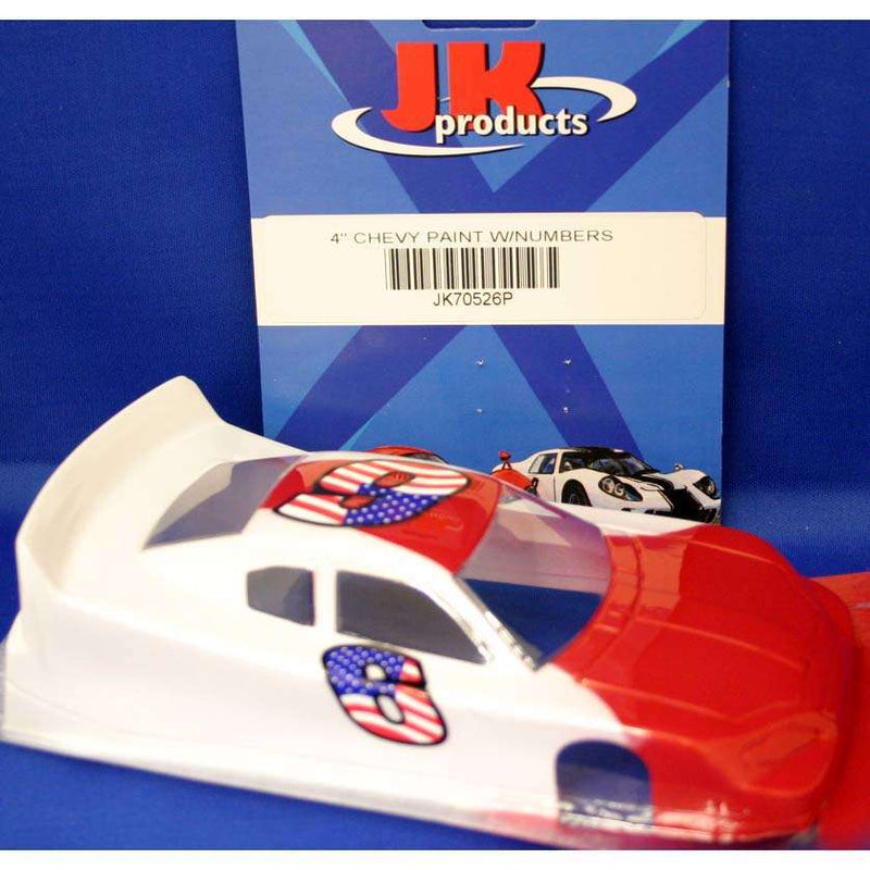 JKP 4" PAINTED BODY W/ NUMBER RANDOM COLORS 0.10