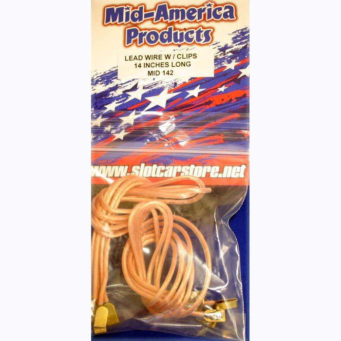 Mid America 14" Long Lead Wire with Clips