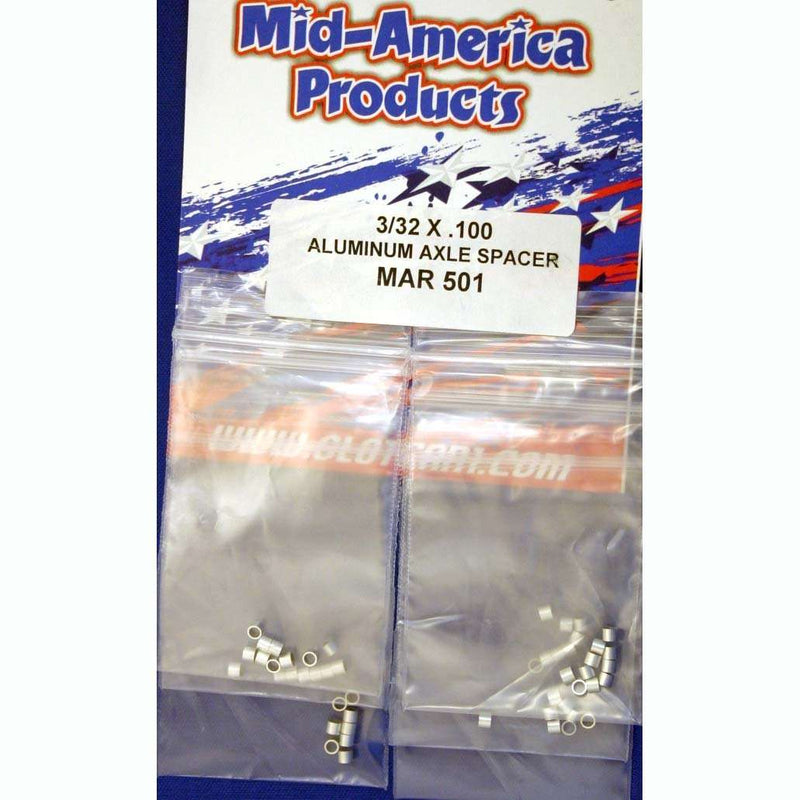 Mid America 3/32 Alum Axle Spacers