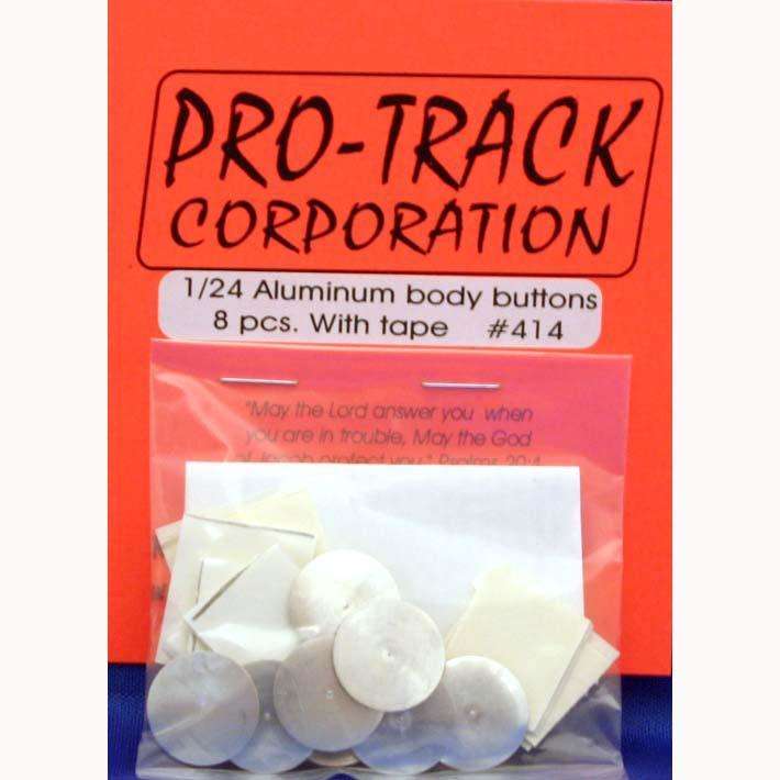 Pro-Track 1/24th Alum Body Buttons with Tape