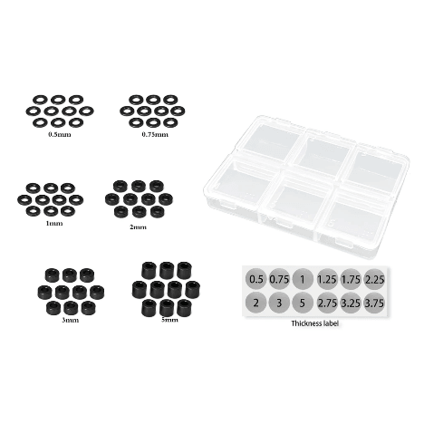 Tworks Alumn 3mm Shim Set