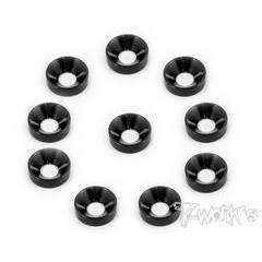 TWorks Aluminum M3 Countersunk Washer