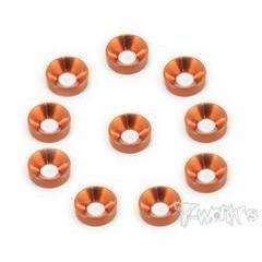 TWorks Aluminum M3 Countersunk Washer