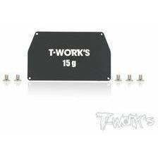 Tworks Alumn Chassis Weight for B6.  15G
