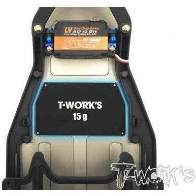 Tworks Alumn Chassis Weight for B6.  15G