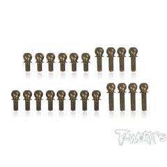 TWorks 7075-T6 Hard Coated Alum Ball End Set