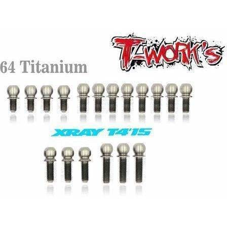 Tworks Titanium  Ball Stud sets