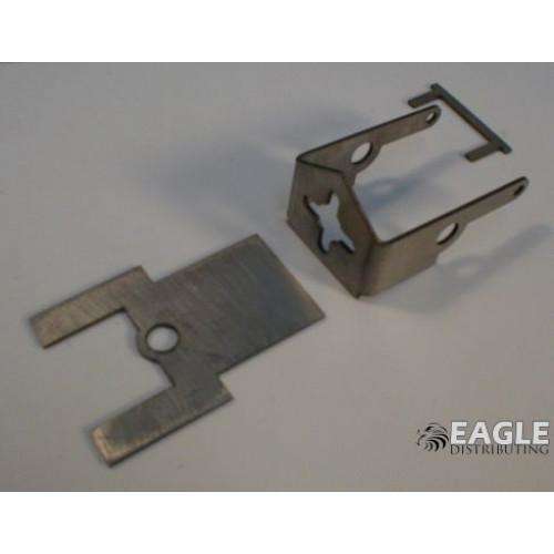 C-10 Inline motor Drag chassis kit, Stainless Steel, Small Tire