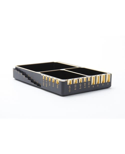 Arrowmax Black Golden Alumn parts tray
